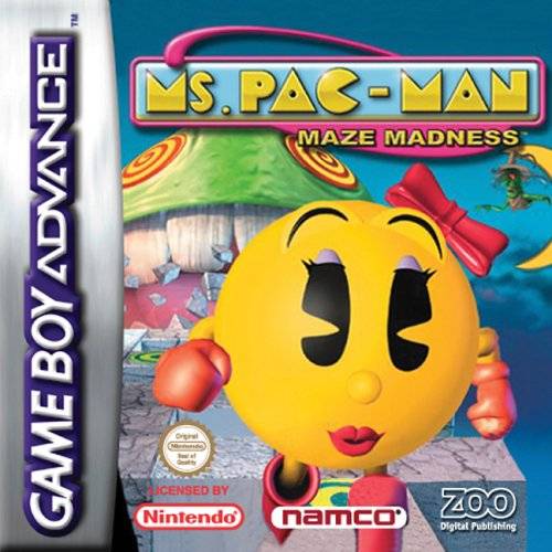 Game | Nintendo Gameboy  Advance GBA | Ms. Pac-Man Maze Madness