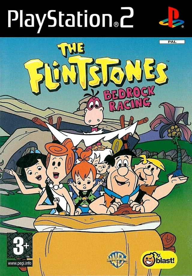 Game | Sony PlayStation PS2 | The Flintstones: Bedrock Racing