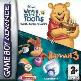 Game | Nintendo Gameboy  Advance GBA | Winnie The Pooh's Rumbly Tumbly Adventure & Rayman 3