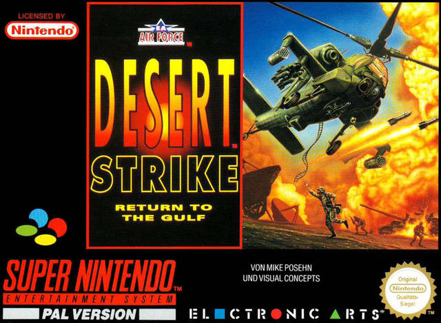 Game | Super Nintendo SNES | Desert Strike Return To The Gulf