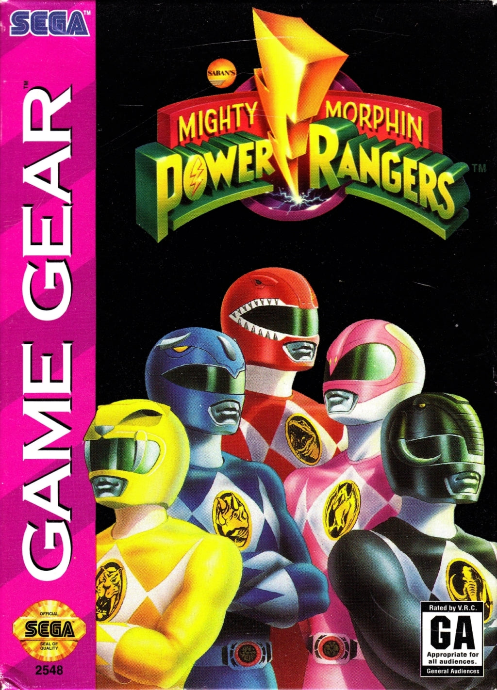 Game | SEGA Game Gear | Mighty Morphin Power Rangers