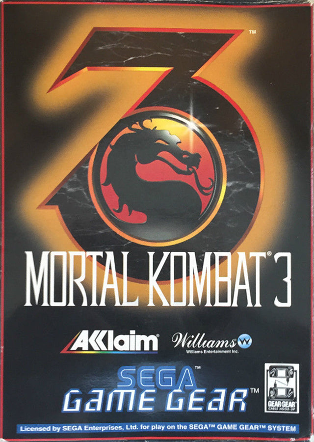 Game | Sega Game Gear | Mortal Kombat 3