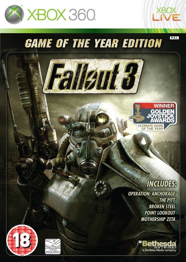 Game | Microsoft Xbox 360 | Fallout 3 [Game Of The Year] Classics