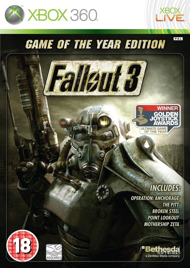 Game | Microsoft Xbox 360 | Fallout 3 [Game Of The Year] (Classics)