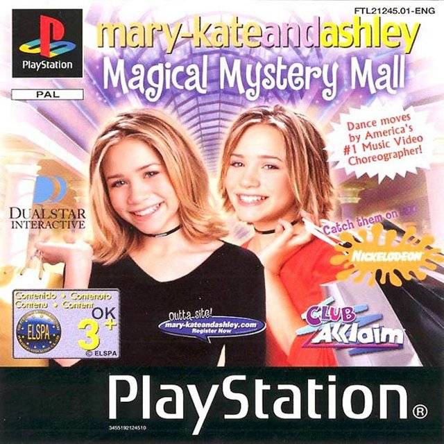 Game | Sony Playstation PS1 | Mary-Kate And Ashley Magical Mystery Mall