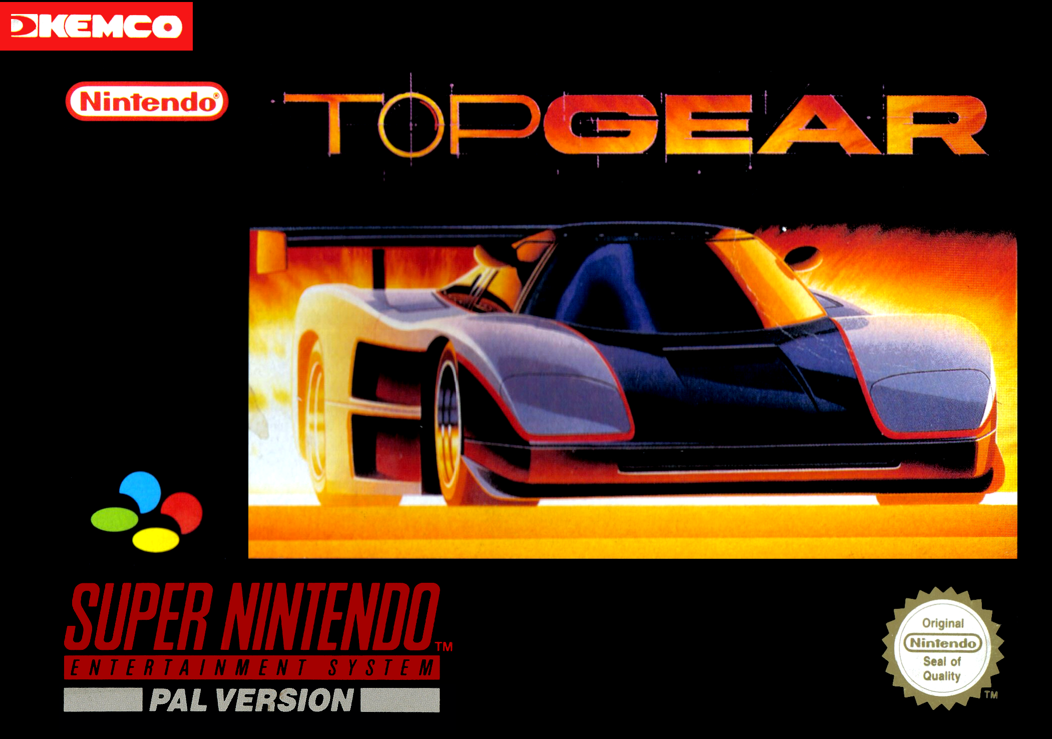 Game | Super Nintendo SNES | Top Gear PAL