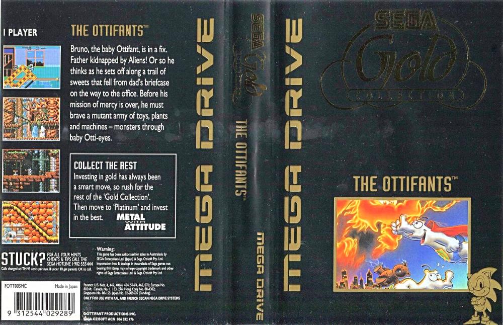 Game | SEGA Mega Drive | The Ottifants Gold Collection