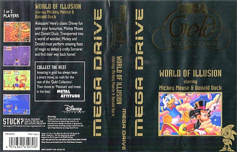 Game | SEGA Mega Drive | World Of Illusion Gold Collection Edition