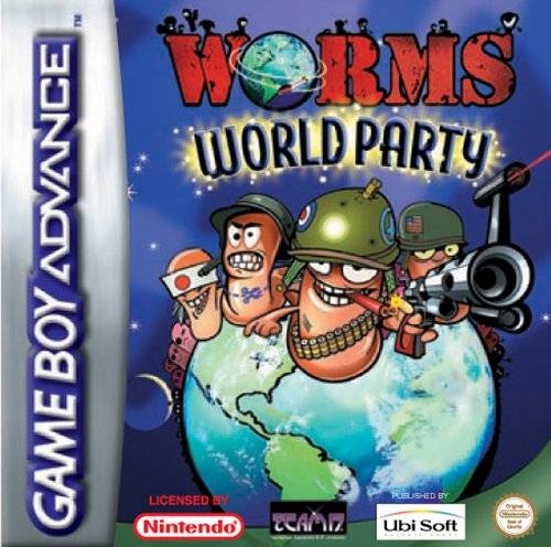 Game | Nintendo Gameboy  Advance GBA | Worms World Party