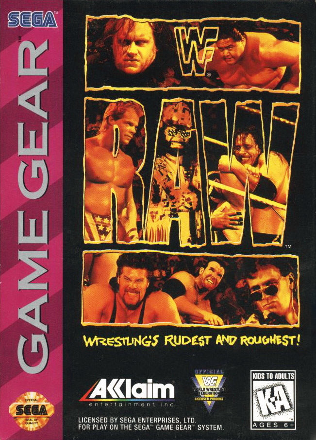 Game | SEGA Game Gear | WWF Raw