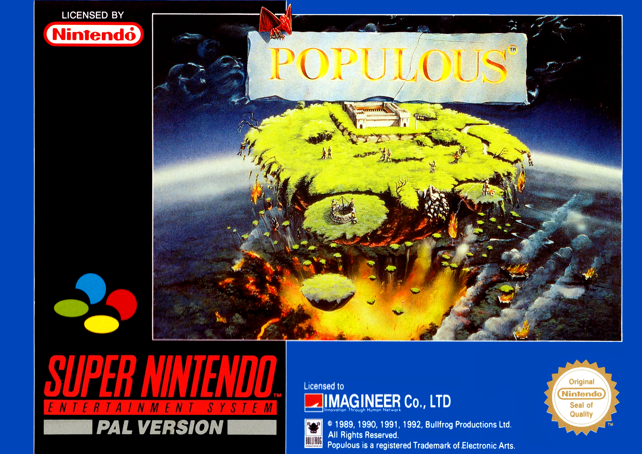 Game | Super Nintendo SNES | Populous