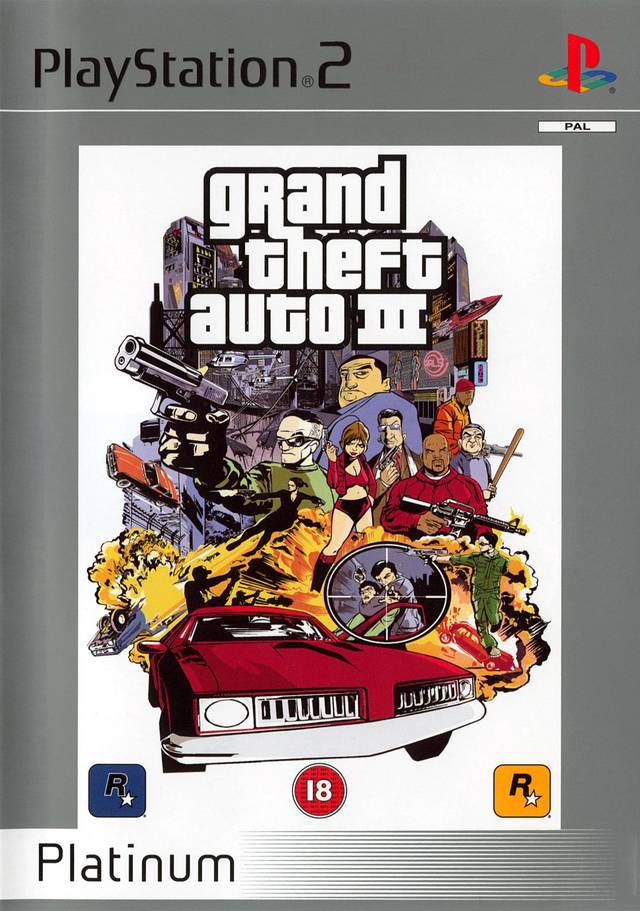 Game | Sony Playstation PS2 | Grand Theft Auto III [Platinum]