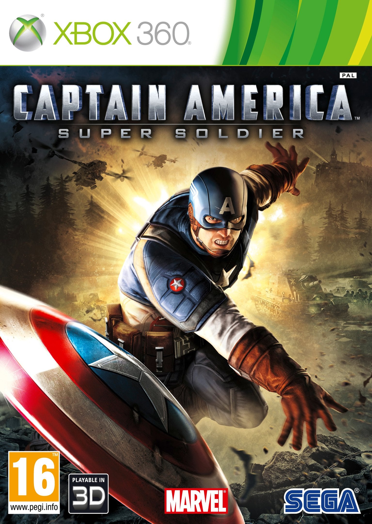 Game | Microsoft Xbox 360 | Captain America: Super Soldier