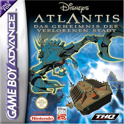 Game | Nintendo Game Boy Advance GBA | Disney's Atlantis: The Lost Empire