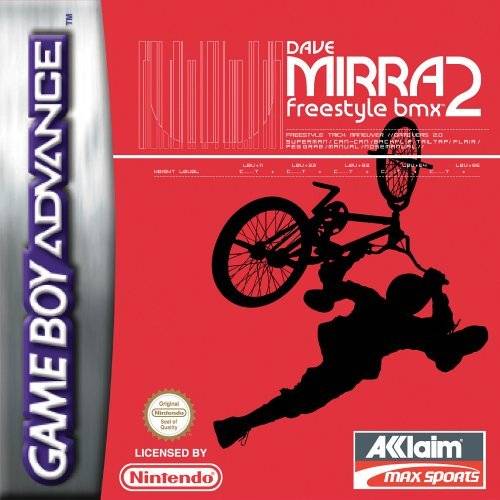 Game | Nintendo Gameboy  Advance GBA | Dave Mirra Freestyle BMX 2