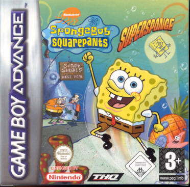 Game | Nintendo Gameboy  Advance GBA | SpongeBob SquarePants Super Sponge