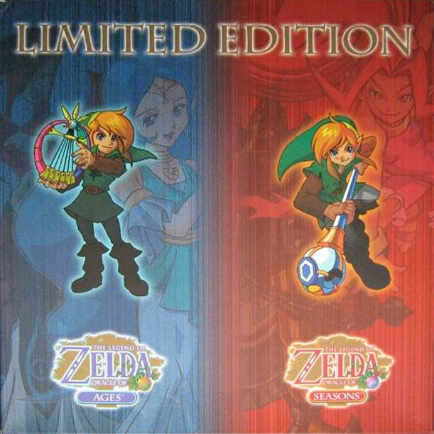 Game | Nintendo Game Boy Color GBC | Zelda Oracle Of Ages & Seasons Limited Edition