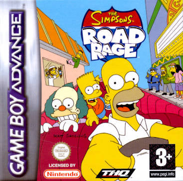 Game | Nintendo Gameboy  Advance GBA | The Simpsons: Road Rage