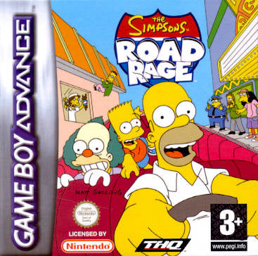 Game | Nintendo Game Boy Advance GBA | The Simpsons: Road Rage