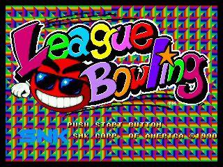 Game | SNK Neo Geo AES NTSC-J | League Bowling