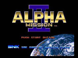 Game | SNK Neo Geo AES | Alpha Mission II NGH-007