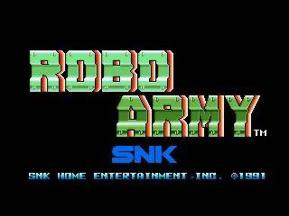 Game | SNK Neo Geo AES | Robo Army NGH-032