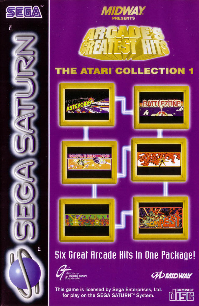 Game | Sega Saturn | Arcade's Greatest Hits: The Atari Collection 1