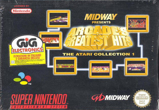 Game | Super Nintendo SNES | Arcade's Greatest Hits Atari Collection 1