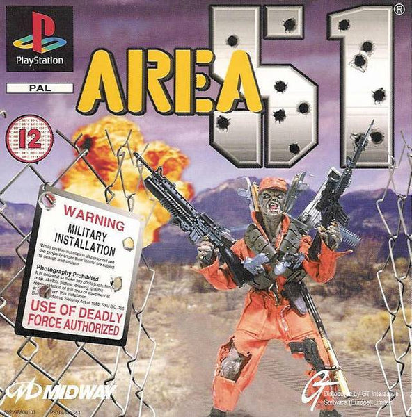 Area 51 playstation 1 sales