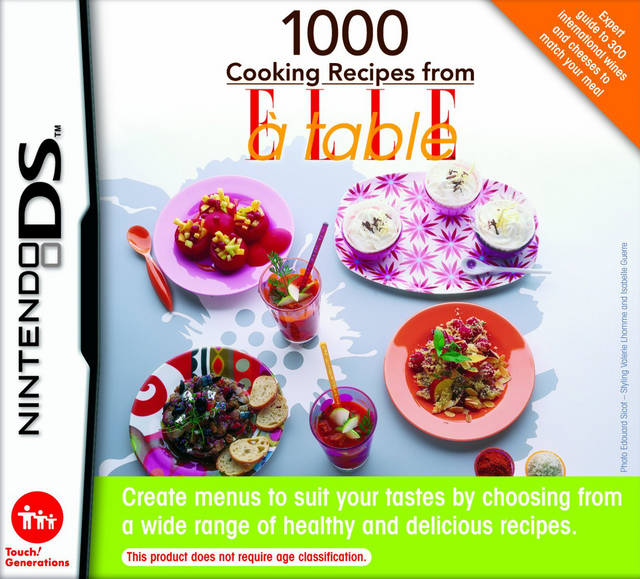 Game | Nintendo DS | 1000 Cooking Recipes From Elle