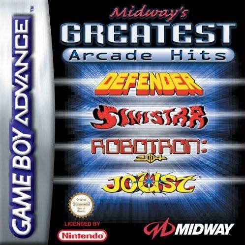 Game | Nintendo Gameboy Advance GBA | Midway's Greatest Arcade Hits