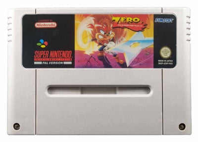 Game | Super Nintendo SNES | Zero The Kamikaze Squirrel