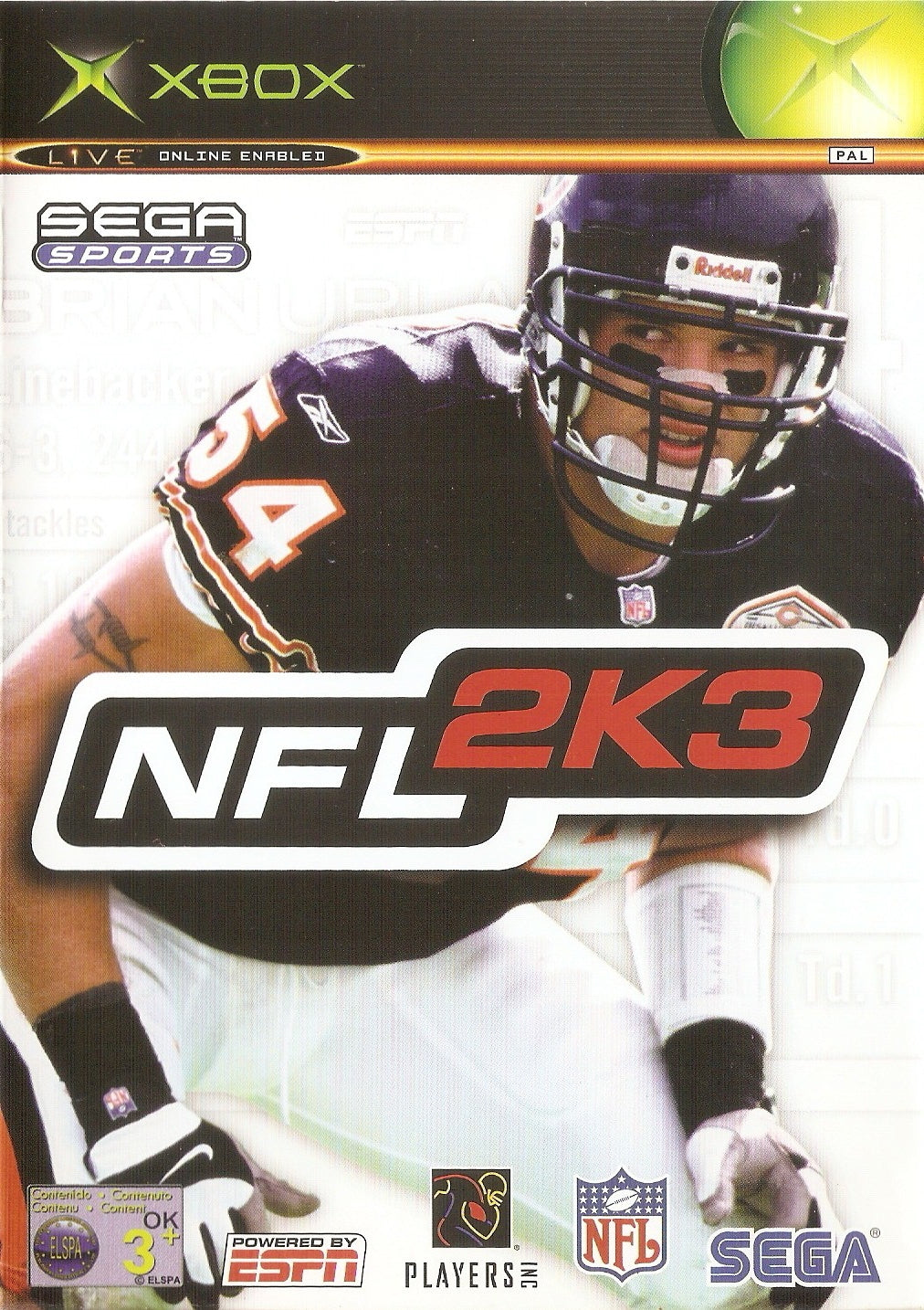 Game | Microsoft XBOX | NFL 2K3