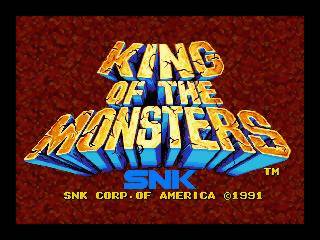 Game | SNK Neo Geo AES | King Of The Monsters NGH-016