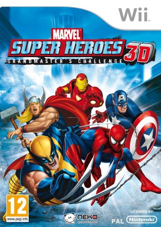 Game | Nintendo Wii | Marvel Super Heroes 3D: Grandmaster's Challenge