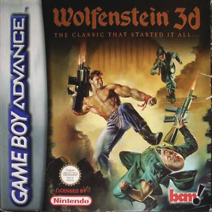 Game | Nintendo Gameboy  Advance GBA | Wolfenstein 3D