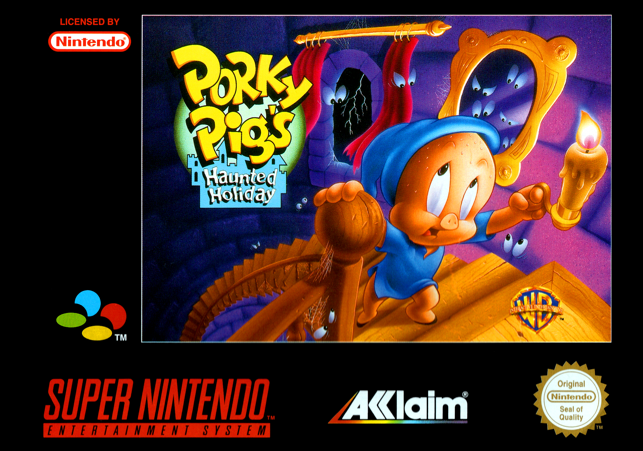 Game | Super Nintendo SNES | Porky Pig's Haunted Holiday