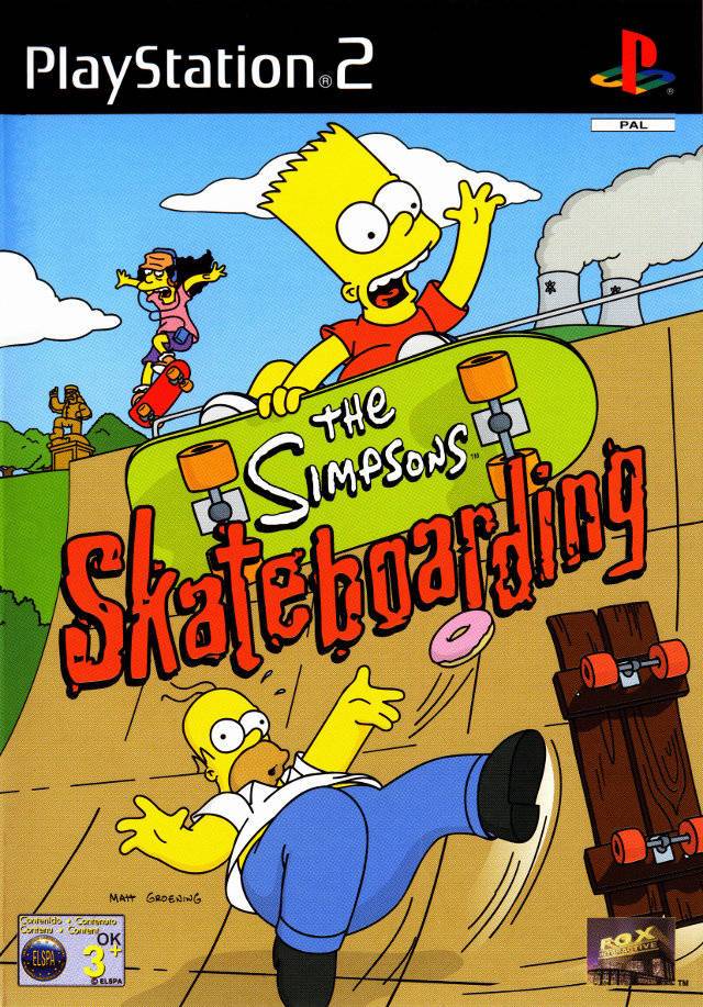Game | Sony Playstation PS2 | The Simpsons Skateboarding