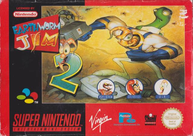 Game | Super Nintendo SNES | Earthworm Jim 2