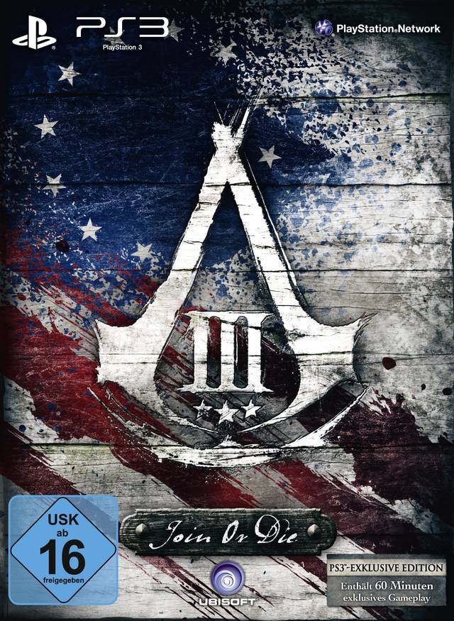 Game | Sony Playstation PS3 | Assassin's Creed III [Join Or Die Edition]