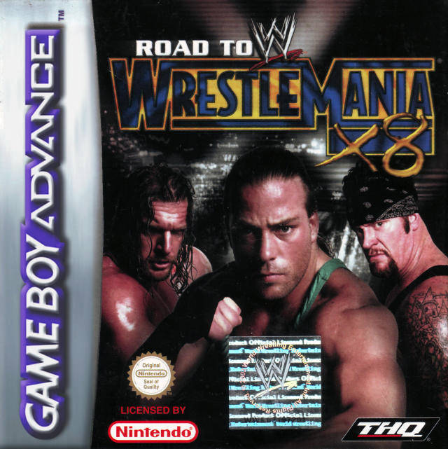 Game | Nintendo Gameboy Advance GBA | WWE Road To WrestleMania X8