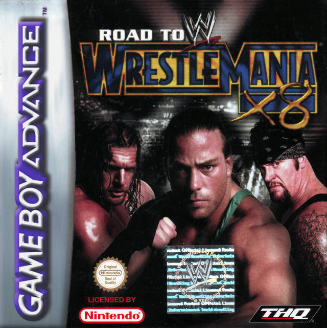 Game | Nintendo Gameboy  Advance GBA | WWE Road To WrestleMania X8