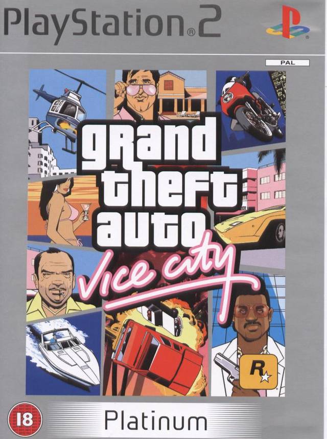 Game | Sony PlayStation PS2 | Grand Theft Auto Vice City [Platinum]