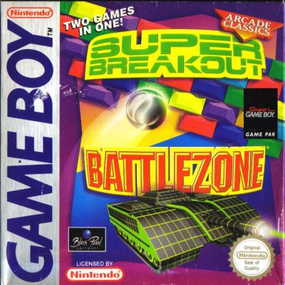 Game | Nintendo Game Boy GB | Arcade Classics: Super Breakout And Battlezone