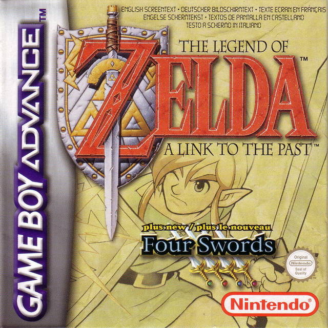 Game | Nintendo Gameboy  Advance GBA | Zelda Link To The Past Four Swords