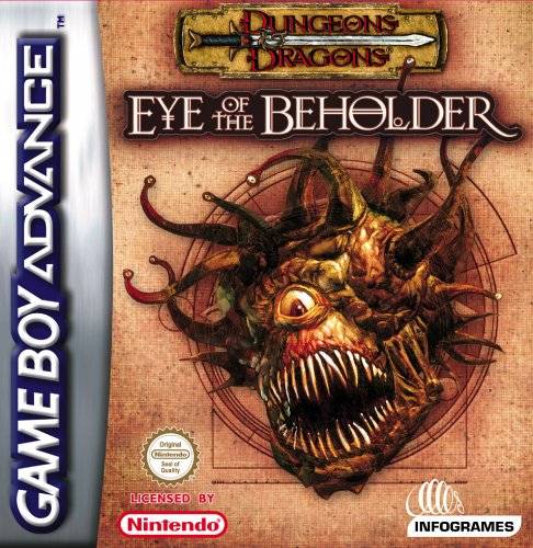 Game | Nintendo Gameboy  Advance GBA | Dungeons & Dragons Eye Of The Beholder