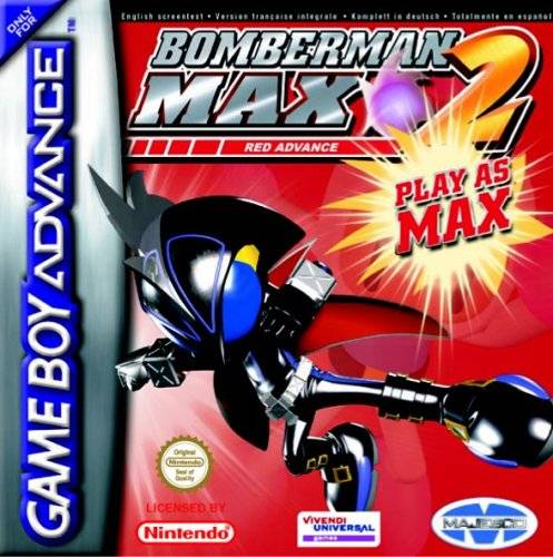 Game | Nintendo Game Boy Advance GBA | Bomberman Max 2: Red Advance