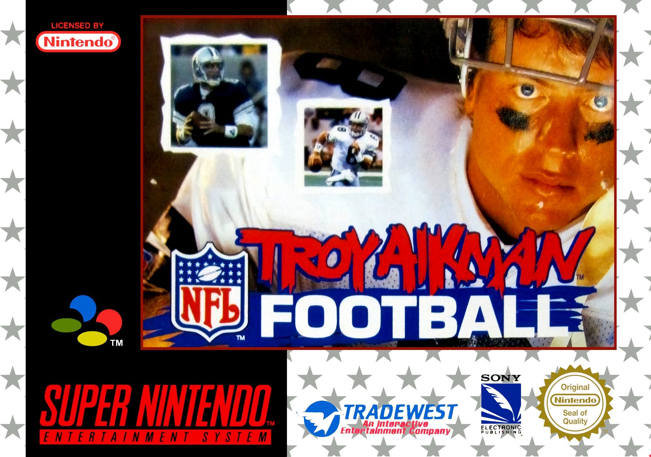 Game | Super Nintendo SNES | Troy Aikman NFL Football