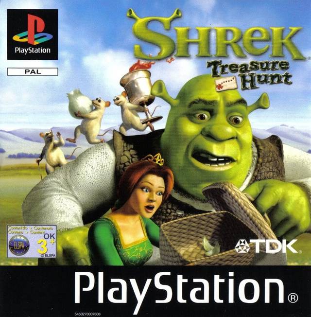 Game | Sony Playstation PS1 | Shrek Treasure Hunt