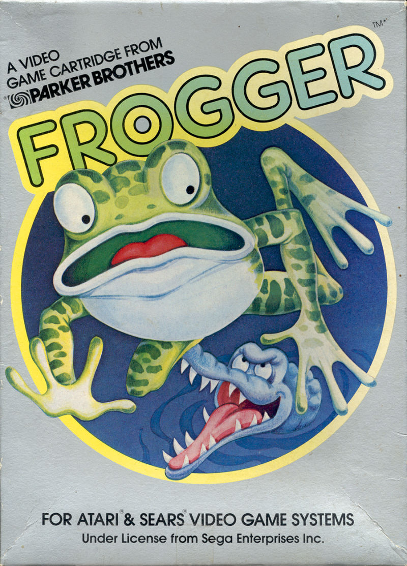Game | Atari 2600 | The Official Frogger By Sega